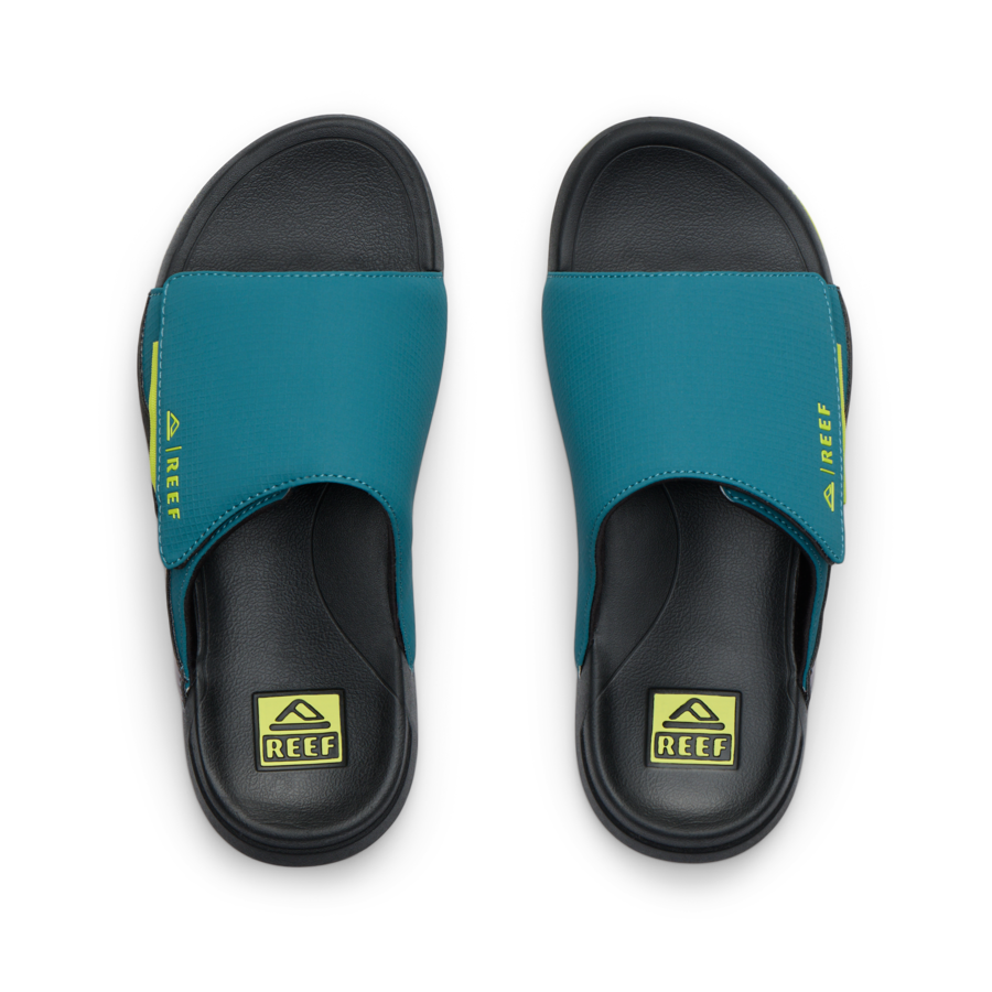 Cruiser Slide - Ocean/Lime/Purple - Top View