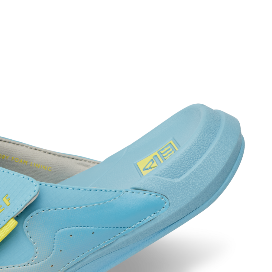 Cruiser Slide - Light Blue/Yellow - Down the Line 2 View
