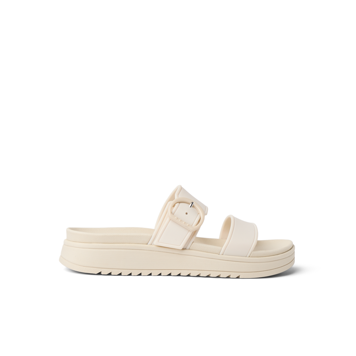 Vista Capri left-facing women's sandal with adjustable buckle, cushioned sole, and water-friendly materials for beach comfort