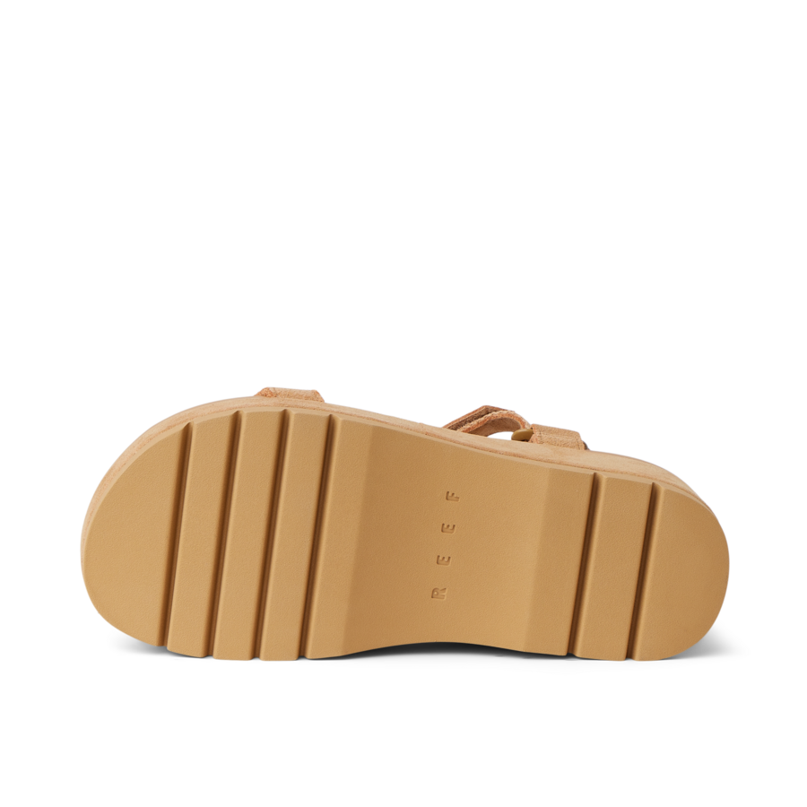Vista Higher Luna - Tan Suede - Underside View
