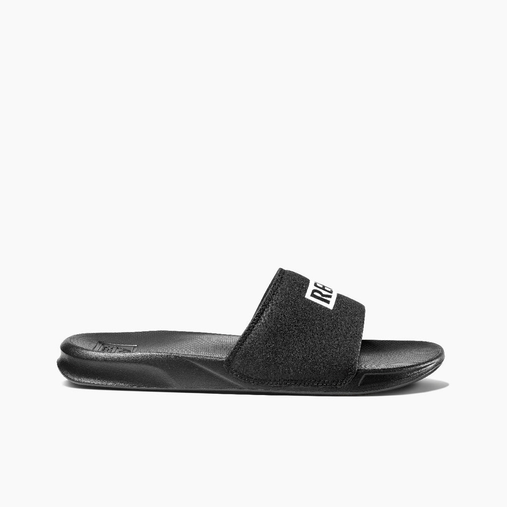 Reef One Slide - Reef Black/White - Right Side View