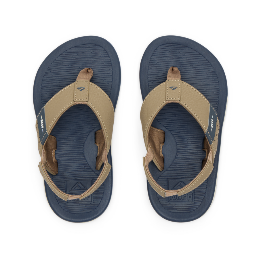 Little Santa Ana - Navy/Khaki - Top View