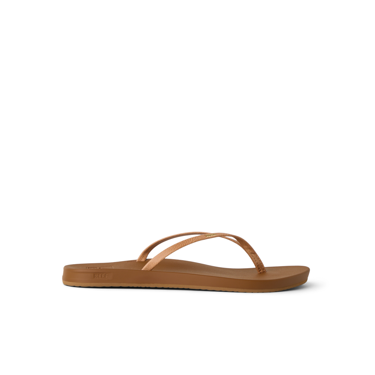 Cushion Slim women’s sandal facing right, beach-inspired with soft-rebound cushioning and anatomical arch support.