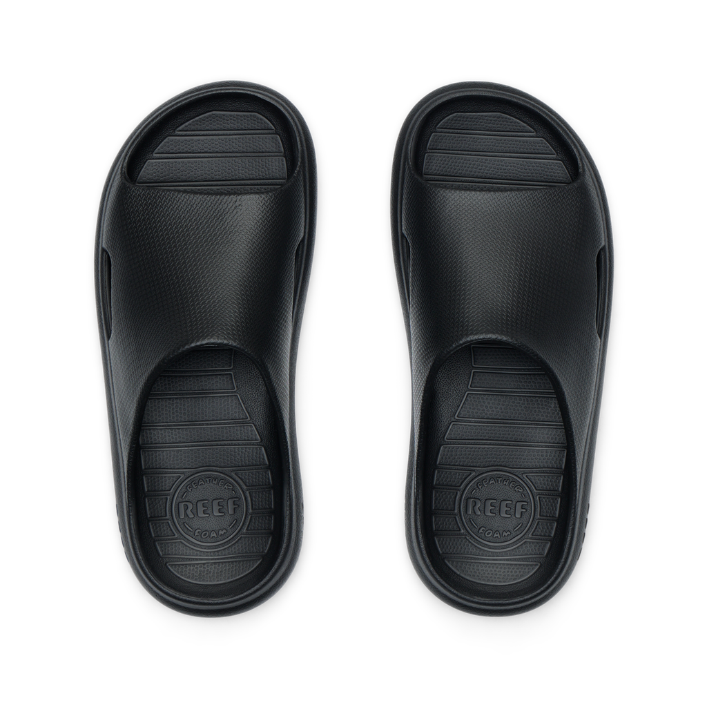 Kids Rio Slide - Black - Top View