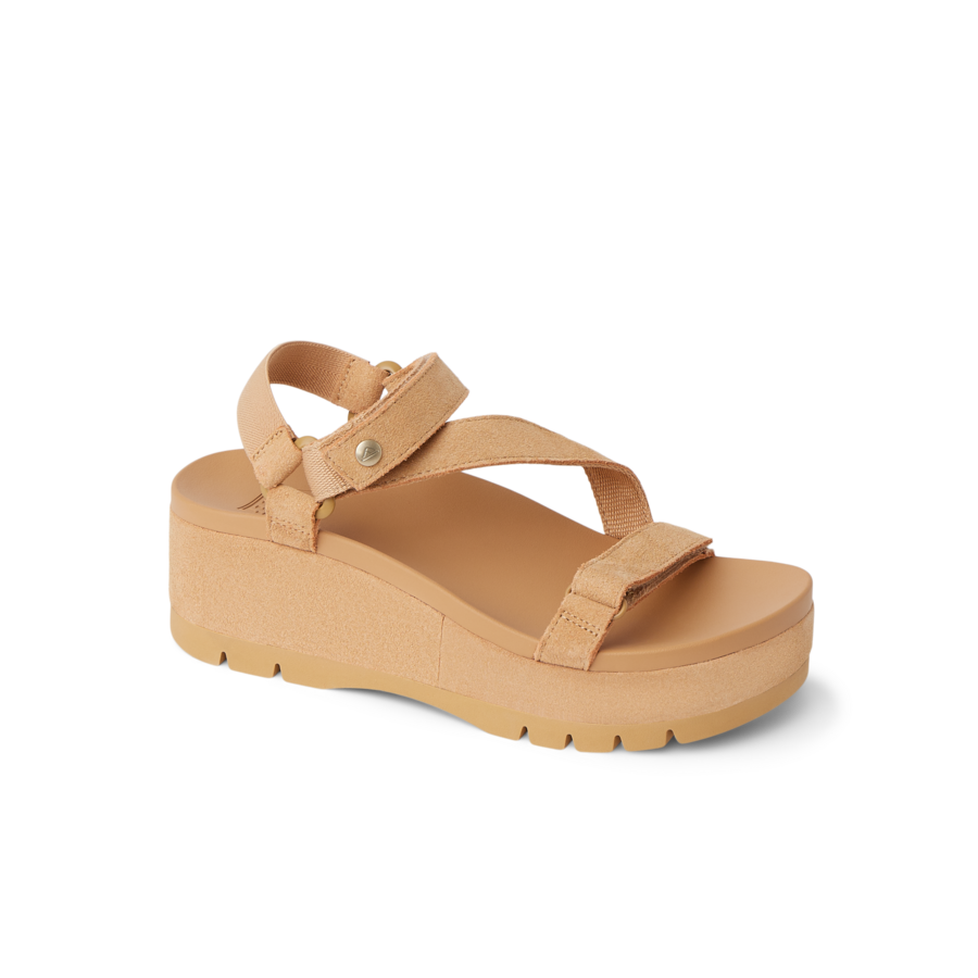 Vista Higher Luna - Tan Suede - Main View