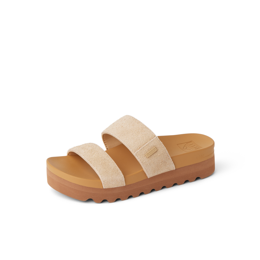 Cushion Vista Hi - Sand Suede - Left Side View