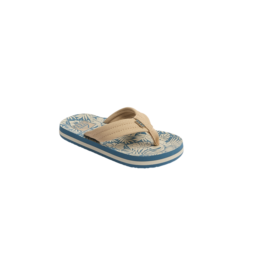 Kids Ahi - Blue/Tan Palm - Main View
