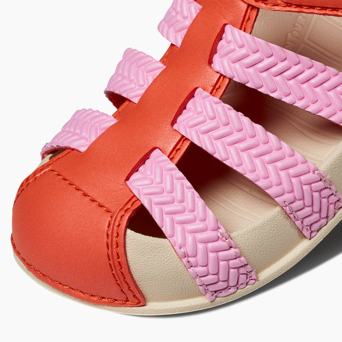 Kids Water Beachy - Mandarin Red - Down the Line 1 View