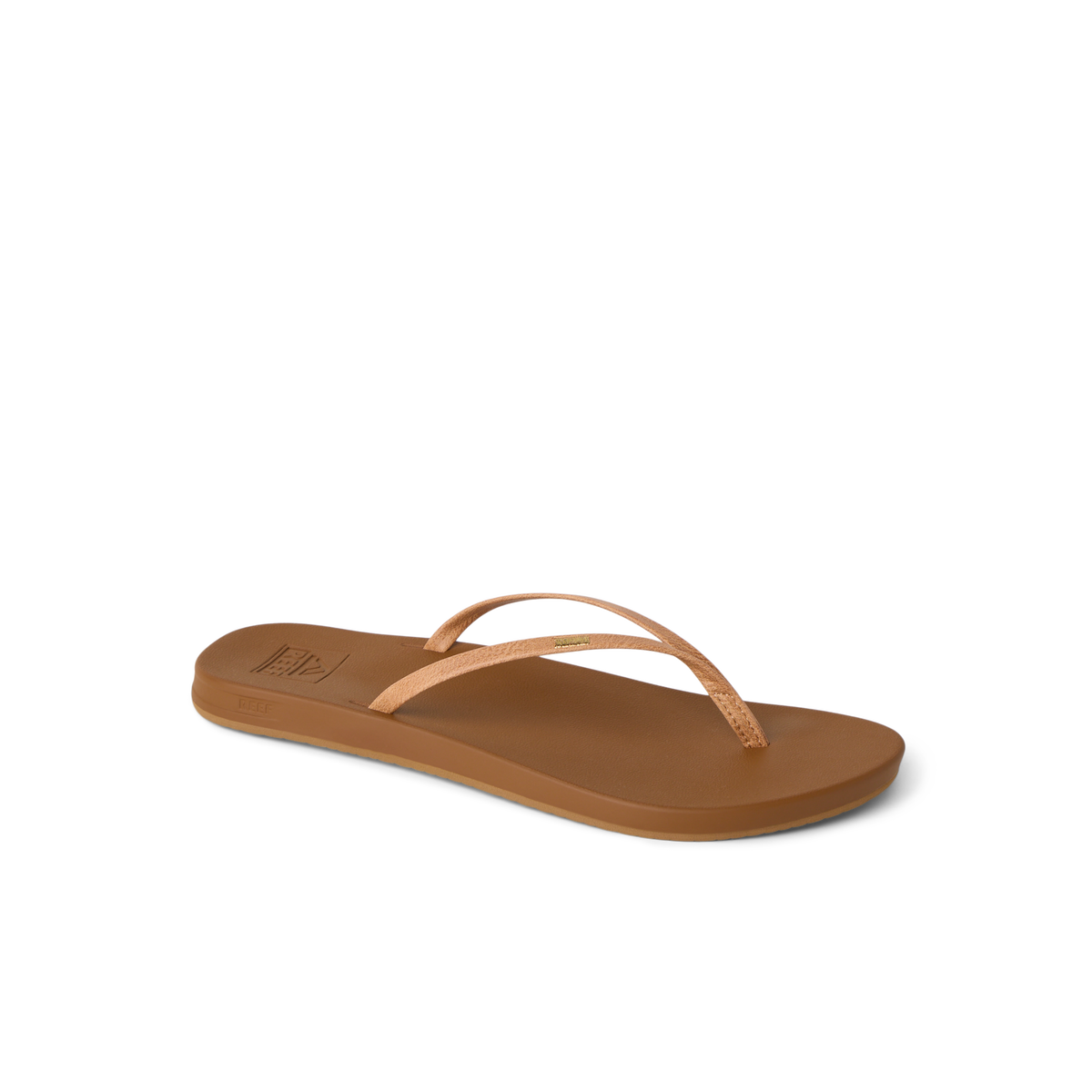 Cushion Slim women's sandal facing right, beach-inspired with soft-rebound cushioning and anatomical arch support.