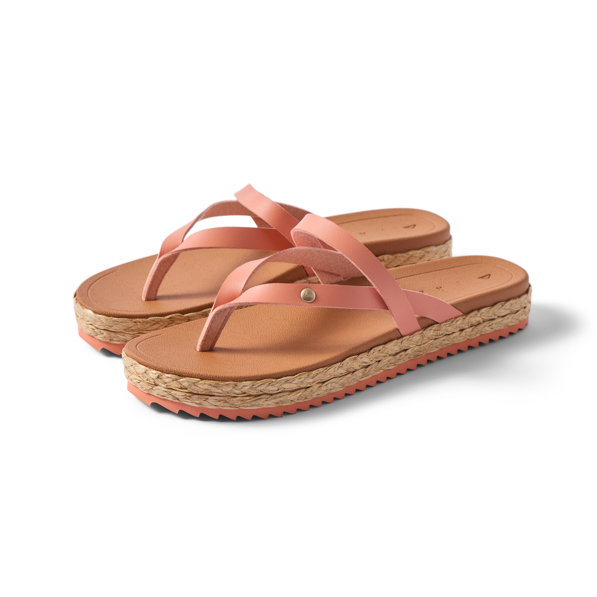 Vista Carmen women's sandals facing left, featuring soft-rebound cushioning and anatomical arch support with beach-inspired design.