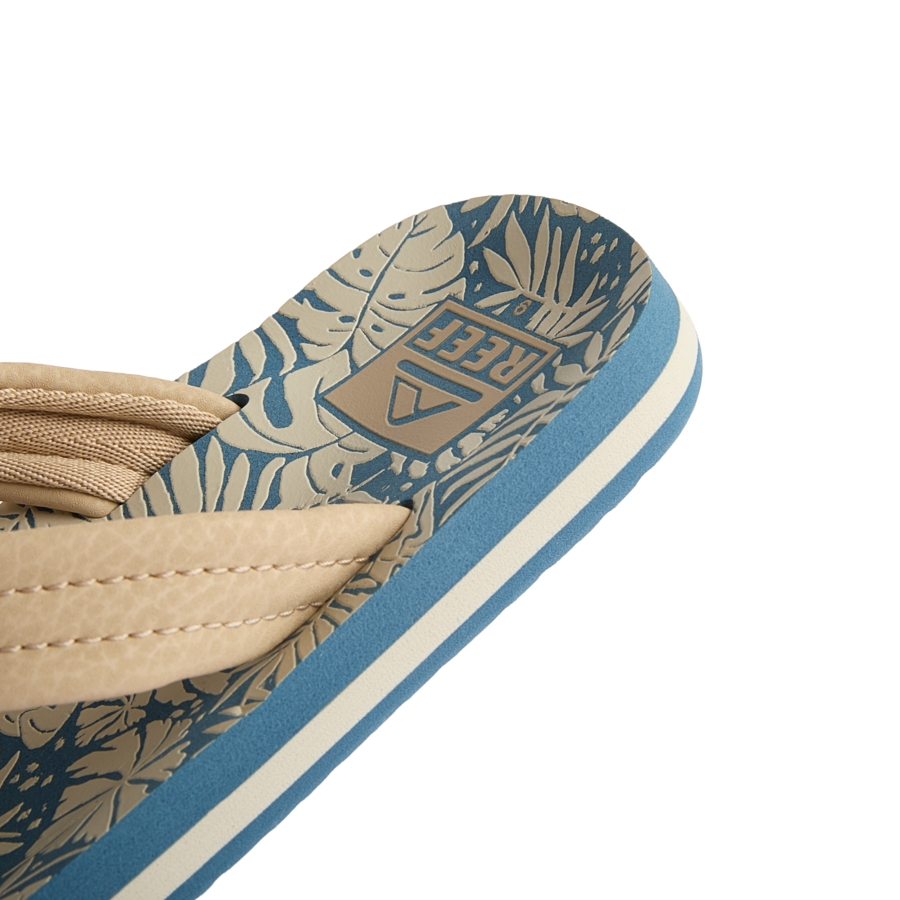 Kids Ahi - Blue/Tan Palm - Down the Line 2 View